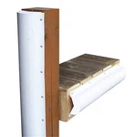 Dock Edge Piling Bumper - One End Capped 6' White (DE1020F). Fixed Price $76.99.