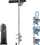 Benelabel 36" Sand Anchor For Boat Screw In Shallow Water, Bo.... Fixed Price $63.98.