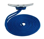 Sea Dog 302110025BL-1 Blue 3/8" X 25' Double Braid Nylon Dock Line W/ Eye Splice. Fixed Price $26.95.