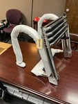Th Marine HM5095 4-STEP Ss Ladder Wide Tread. Fixed Price $100.00.