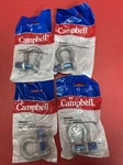 Campbell T9640435 Steel Galvanized 0.5 Ton Capacity Anchor Shackle 1/4 In. Lot. Fixed Price $25.00.