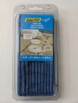 Fender Line Pair 1/4" X 6' Blue Double Braided Nylon Boat Rope Seachoice 40831. Fixed Price $7.99.
