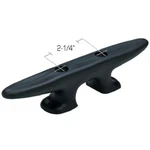 Seachoice 8 Inch Black Plastic Hollow Base Cleat For Boats And Docks. Fixed Price $14.80.