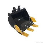 Agrotk 15INCH Narrow Bucket With Teeth For Mini Excavator Digger Attachment. Fixed Price $172.99.