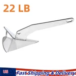 Stainless Steel Delta Style Wing Anchor 22LB 10KG For Boat. Fixed Price $140.99.