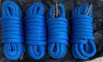 4 Pack Blue 1/2 Inch 15FT Double Braid Nylon Boat Dock Line Mooring Rope. Fixed Price $22.95.