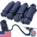 Innocedear 4-PACK 1/2"X15' Double-braided Nylon Marine Dock Lines W/ 12" Eyelet. Fixed Price $49.55.