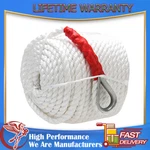Heavy Duty 3/4" X 200' Twisted Three Strand Anchor Rope Boat Line W/ Thimble. Fixed Price $79.59.