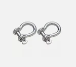 Qty Seachoice 1/4" Galvanized Anchor Shackles 4,400 Lbs Breaking 50-43051. Fixed Price $24.99.