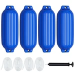 Goplus 4 Pack Marine Boat Fenders Ribbed Twin Eyes Ropes 1 Air. Fixed Price $109.07.