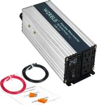 800W Pure Sine Wave Inverter 24V Dc To Ac, Dual Outlets For Home & Rv. Fixed Price $133.99.