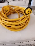 Marinco 50 Foot Shore Power Cord Set, 30 Amp, 125V, Yellow For Boats And Rv. Fixed Price $60.00.