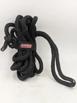 Coleman Dock Line Rope Ft Black With 12" Loop/eye, Used, 15'. Fixed Price $9.00.