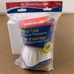 Seasense 1/4" X 100' White Hollow Braid Polypropylene Anchor Line 50013043 Nwt. Fixed Price $10.30.