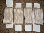 Double Braid Dock Line 3/4" X 50FT Gold White Nylon 47421 Pac 24" Eye Splice. Fixed Price $616.55.