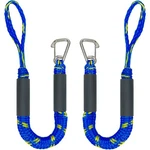 2FT Bungee Dock Boat Accessories 2PCS Fender Lines With 316 Stainless Cl.... Fixed Price $35.76.