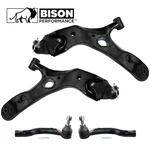 Bison Performance 4PC Set Front Control Arm Tie Rod End Kit NX300 RAV4. Fixed Price $96.95.