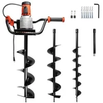 1700W Electric Post Hole Digger Tools With 4" 6" 8" Digging + Extension Rods. Fixed Price $217.99.