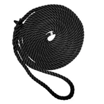 England Ropes C6054-12-00025 3/8" Premium 3-STRAND Dock Line Black 25'. Fixed Price $58.84.
