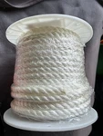 Koch 5/8" X 140' 3-STRAND Twisted White Nylon Rope #5212045. Fixed Price $50.00.