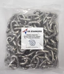 Us Stainless Steel 316 Anchor Chain 5.5MM 3/16" X 10' Long Shackles Marine Grade. Fixed Price $69.99.