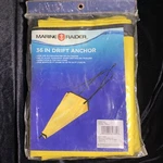 Marine Raider 36-IN Drift Anchor Fishing Trolling Salt Freshwater. Fixed Price $19.00.