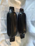 Boat Fenders Black X2 16 Inch Nos Never Used Shoreline Marine. Fixed Price $26.99.