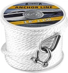 3/8 Inch Anchor Line 150 Feet Heavy Duty Braided Mfp Boat Rope With St.... Fixed Price $30.41.