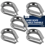 Five Oceans 5-PACK Stainless Steel Thimble For 9/16" Wire Rope Cable FO1446-M5. Fixed Price $41.60.