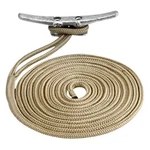 Seadog 302112020G/W-1 Sea-dog Double Braided Nylon Dock Line 1/2" X 20'. Fixed Price $16.00.