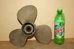 Vintage Michigan Smc 439 Brass Bronze Boat Motor Blade 12" Propeller. Fixed Price $65.00.