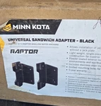 Minn Kota Universal Sandwich Adapter Brackets Part # 1810388. Fixed Price $90.00.