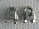 2 New 3/8" Wire Rope Clamp, U-bolt Cable Free Us Shipping. Fixed Price $12.79.