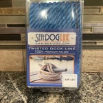 Sea-dog Twisted Nylon Dock Line 3/8" X 25 Blue. Fixed Price $15.00.
