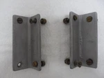 2-VINTAGE Nicson 265 Boat Engine Motor Aluminum Angle Mount Brackets. Fixed Price $60.00.