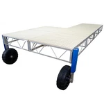 Patriot Roll Boat Lake Jack Patio Dock With Poly Tan Decking 16 To 64 Ft. Fixed Price $5300.00.
