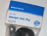 West Marine Watertight Deck Plug 12V - Pin Electrical Connector, Model 181867. Fixed Price $14.00.