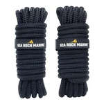 15FT Double Braided Nylon Dock Lines 2-PACK 3/8IN Black With 12IN Eyelet. Fixed Price $28.35.