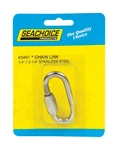 Seachoice 43461 Stainless Steel 880 Lbs. Capacity Chain Link 2-1/4 X W In.. Fixed Price $10.49.