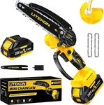 Cordless Mini Chainsaw Kit With 2000MAH Battery & Quick Charger. Fixed Price $34.78.