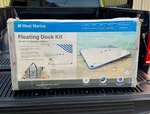 New West Marine Floating Dock Kit 10X8X6IN Inflatable Platform 31008WM. Fixed Price $349.00.
