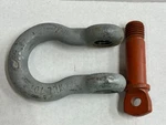 Columbus Mckinnon M654G Shackle Screw Pin Galvanized Size 1" Wll 10 Ton Cap. Fixed Price $49.95.