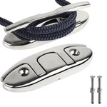 4-3/4 Boat Folding Cleats 316 S/s Flip Up Dock Rope W/ Fasteners. Fixed Price $30.16.