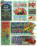 2104 Seafood Lobster Market Crab Shrimp Dock Signs Adverts Dave's Decals. Fixed Price $8.99.