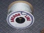 1/2'' Anchor Line 150 Ft Nylon Twisted Premium Boating Thimble Starsyn New. Fixed Price $72.95.