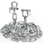 Hannger 1/4"X10' Marine 316 Ss Anchor Chain Kit Boat Lead W/shackles. Fixed Price $96.24.