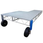 Patriot Roll Boat Lake Jack Patio Dock With Poly Gray Decking 16 To 64 Ft. Fixed Price $4100.00.
