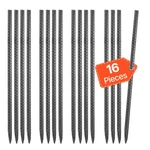 Vevor 16-INCH Pack Rebar Stakes Straight Galvanized Steel Ground Anchors. Fixed Price $26.99.