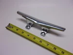 8" Attwood Hollow Base Chrome Plated Zamak Boat Cleat 6246-3. Fixed Price $24.99.
