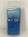 Marine Raider Dock Line Mfp 3/8" X 15' Blue Floating Polypropylene Rope New. Fixed Price $14.95.